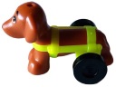 LEGO 100559pb01c02 PSÍK JAzvečík tmavooranžový 2g