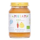 AM-AM Bezlepkové jedlo z mrkvy a kuracieho mäsa od 5 mesiacov (190g) - BIO