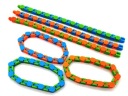Náramkové retiazkové fidget hračky, antistresové, senzorické, pohyblivé, farebné
