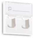 ADAPTÉR GETFORT 2 MOD 2XRJ45 MOSAIC 45x45mm