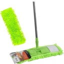 PLOCHÝ MOP ŽENILKOVÝ MIKROFIBER TELESKOPICKÁ TYČ SILNÁ HRUBÁ ŽENYLKA S POVRCHOM