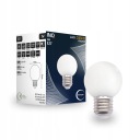 LED ŽIAROVKA LED LAMPA 2W E27 BIELA ​​DEKORATÍVNA GUĽA NA VENČENKU