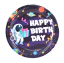 Narodeninové TANIERE planeta happy birthday 6 ks