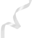 SATÉNOVÁ STUHA, BIELA ​​STUHA 6 mm x 23 M