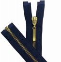 KOVOVÝ Zips VT10 75 cm NÁMORNÍCKA MODRÁ 1 ks.