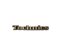 Samolepka TECHNICS Emblém zlatý 30x4mm