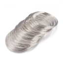 Pamäťový drôt z nehrdzavejúcej ocele 45 x 0,6 mm 50 rebier