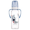 Canpol Fľaša úzka 250ml ROZTOMNÉ ZVIERATKÁ