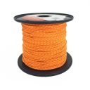 Kevlarová reprová šnúra, Tendon pomocná šnúra, 2 mm, 1 m dlhá, oranžová, 160 daN