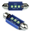 LED C5W 41mm 3x CREE CANBUS 12V C3W C10W TUBE