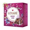 Čaj z kvetov a bobúľ s prísadami Lovare Berry Džem 15 pyramíd x 2g