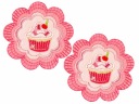 Nášivka nášivka na muffin, kvet AP948