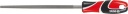 Kovový pilník, okrúhly, polohladký 250 mm YATO
