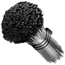 Sťahovacie pásky 3,6 x 150 mm Sťahovacie pásky 100 ks.