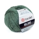 50 g akrylovej vlny z alpaky YarnArt Milano zelená 875