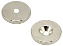 NEODYMIOVÝ MAGNET 20x7/3,5x3 mm NA SKRUTKU 1 ks N42 SUPER SILNÝ