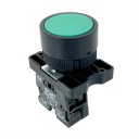 Zelené tlačidlo ovládania štartu, ŽIADNY kontakt GB2-EA31 pre 22mm otvor, na chvíľu