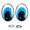 EYES BLUE ELIPSE MESH 53x37mm - SCOGS