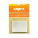Aspro gélové tampóny transparentné okrúhle 18mm 12ks A-40007-10-012