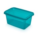 Úložný kontajner Box s krytom, hračky a drobnosti BaseStore 4,5l