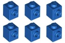LEGO 87087 TEHLA 1x1 modrá (3g) 6 ks.