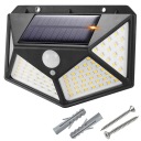 SOLAR LAMPA 100 LED SO SNÍMAČOM POHYBU SÚMRAK, NÁSTENNÁ FASÁDA