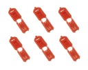 SVORKA KONCA LINKY 5mm 6ks ČERVENÁ