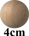 Buk drevené BALLS Sphere BALLS 40mm