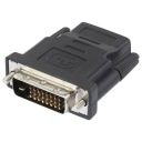 Videoredukcia, DVI (24+1) M - HDMI F, čierna, Logo