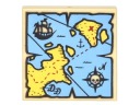 LEGO 3068bpb0929 2x2 DLAŽDIČKOVÁ MAPA POKLADU NOVÁ (1g)