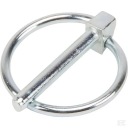 Skladací špendlík s krúžkom 4,5x33 mm Kramp 5 ks