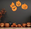 Tekvice Halloween tekvica sada 3 ks XL cca 20-29 cm