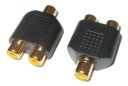 SPLITTER RCA CINCH SPLITTER 1 zásuvka 2 zásuvky 2 kusy 4175