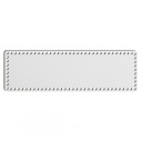 biely základný košík dno 16x52cm HDF obdĺžnik