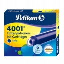 KRÁTKE MODRÉ ATRAMENTOVÉ KAZETY 6KS PELIKAN