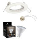 Sada svietidiel ZIVA White + GU10 5,5 studenej LED