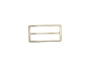 Odlievaný rám ovládača 50x25 mm strieborný
