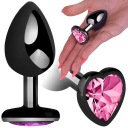 Oceľová anus plug, Slim Size S