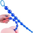 Šnúrka ORGASMOVÝCH GULIČIEK PRE ANÁLKU A PIČKU, 27 cm