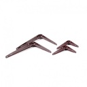 Uhol police 150x200 hnedá