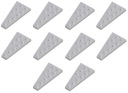 LEGO Bevel Plate Wing 3x6 Pravé svetlo Modrošedé 10 ks 4282786 54383