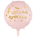 okrúhly HALLOWEEN FÓLIOVÝ BALÓN Hocus Pocus ružový