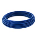 Oceľové lanové lano s PVC poťahom 1/2mm 1x7 MODRÉ 5mb
