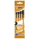 Bic pero oranžové čierne 4 ks