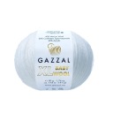 Priadza z bielej vlny Gazzal BABY WOOL XL - 801