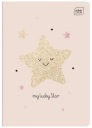 INTERPRINT NOTEBOOK A5-16 DVOJFAREBNÁ RIADKA - Glitter Girl - STAR