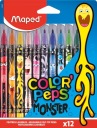 Popisovacie perá 12 farieb Maped ColorPeps Monster