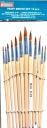 Súprava 12 kusov TECH-UP BRUSHES, rôzne veľkosti, profesionálny TROTON 730