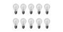 10x tradičná GLS žiarovka 230V E27 60W 540lm TR