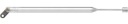 Teleskopická anténa pre rádio TL7-140, 57 cm, strieborná